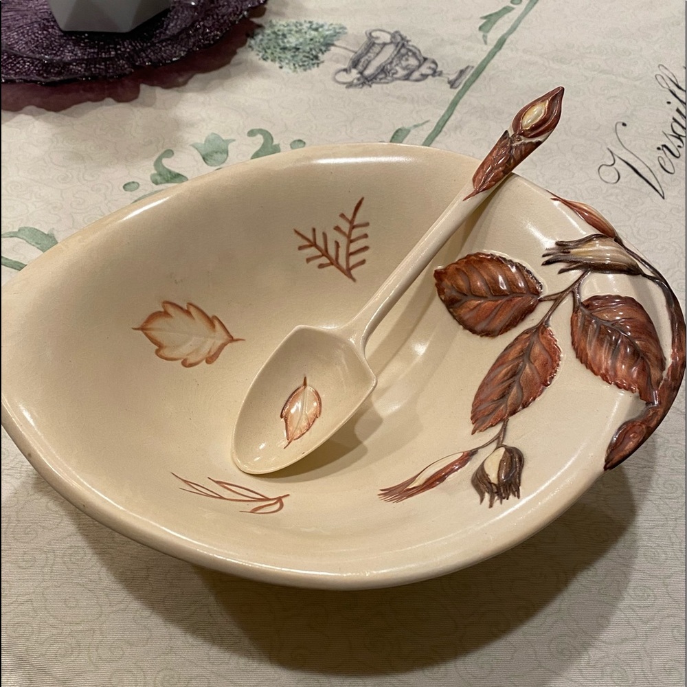 Carlton ware hand painted ambrosia bowl.